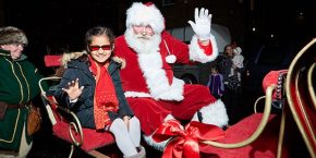 Duke of York Square Christmas Lights Switch-On Santa's Special Helper