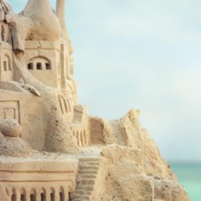 Duke of York Square sandcastle